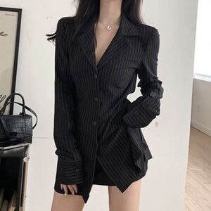 Sexy long button down